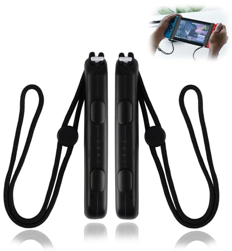 2 Bracelets Contrôleur Réglables, Compatibles avec Joy-Con pour Console Switch, Accessoires Léger en ABS Durable, Bracelet Sécurisé pour Jeux de Sport et Loisirs
