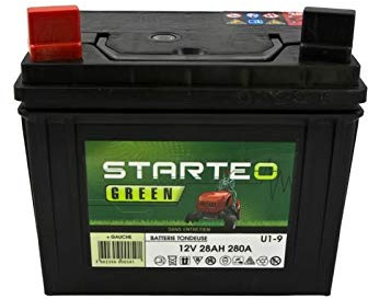GREEN BATTERY Batterie Tondeuse Starteo Green U19-28AH 280A