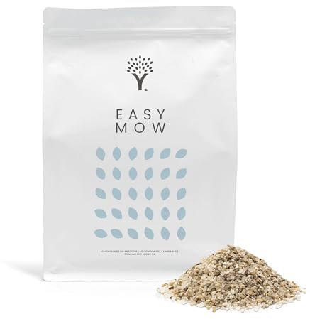 MOOWY Easy Mow Long-Lasting Lawn Feed 50 m² - Lawn Fertiliser with 90 Day Controlled Release for Hands-Off Gardening - Less Gardening Chores Due to Lower Required Mowing and Fertilising Frequency