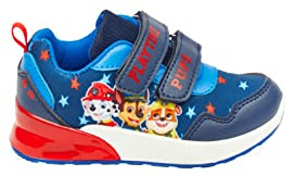 Paw Patrol Baskets Lumineuses pour garçon Bleu Taille 8 UK, 26 EU