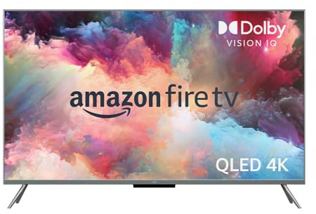 Amazon Fire TV 55-inch Omni QLED series 4K (Newest gen) | UHD smart TV, Dolby Vision IQ, local dimming, hands free with Alexa
