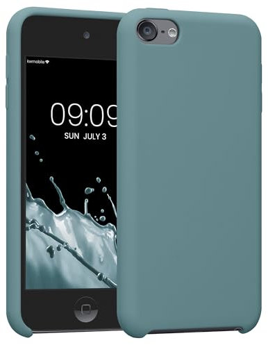 kwmobile Étui Compatible avec Apple iPod Touch 6G / 7G (6ème et 7ème génération) - Étui Coque Protection en Silicone pour Lecteur MP3 Antique Stone