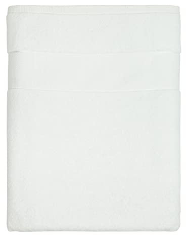 BANANALU Asciugamano da sauna XL – XXL, 100 x 180 cm, qualità 100% cotone, 600 g/m², 1 pezzo, bianco, 100 x 180 cm, 600 g/m²