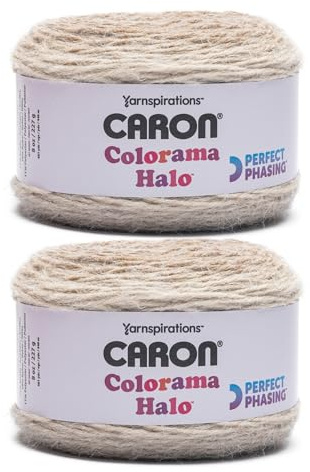 Caron Colorama Halo 227g Yarn - Nutmeg Frost