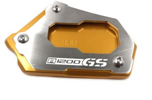 SeitenstäNder Verbreiterung Fit -Verwendung for BMW R1200GS LC GSA R 1200 ADV R1200 GS Abenteuer 2013-2019 CNC Kickstand -Fuß -Stand -Ständer -Verlängerungspads -Stützplatte vergrößert SeitenstäNder M