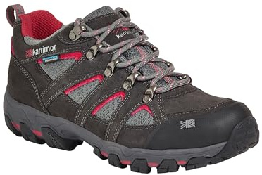 Karrimor Dam Bodmin Low 5 dam Weathertite trekking- och vandringsskor, Gråmörkgrå, 38 EU