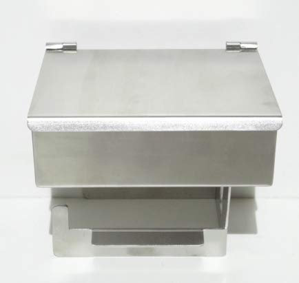 Rollenhalter mit Feuchttuchbox aus Edelstahl