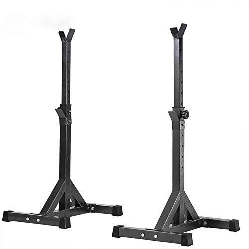 Verstellbarer Squat Rack Stand Bankdrücken Einfaches Langhantelgestell Verstellbares Langhantel-Set Fitnessgeräte