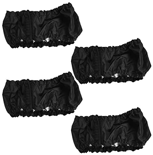 BORDSTRACT 4 Pezzi Copriruota per Passeggino, Copriruote per Passeggino Tessuto, Oxford Antipolvere, Protezione per Sedia a Rotelle Accessorio, Protezione per Ruote Carrozzina (Small 12-16cm)