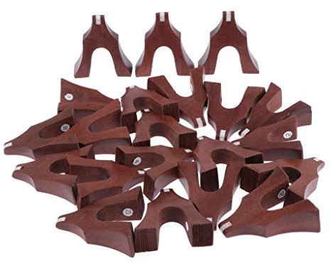 JISADER Pack of 21pcs Premium Guzheng Bridge Set Musical Accessories Redwood