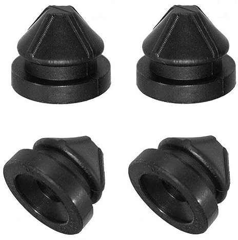4 Stück Gummi-Luftfiltergehäuse, Tülle, Motorabdeckung, Pufferbuchse 07C133588 07C133588P, kompatibel mit A1, A3, Q3, kompatibel mit GOLF, kompatibel mit PASSAT