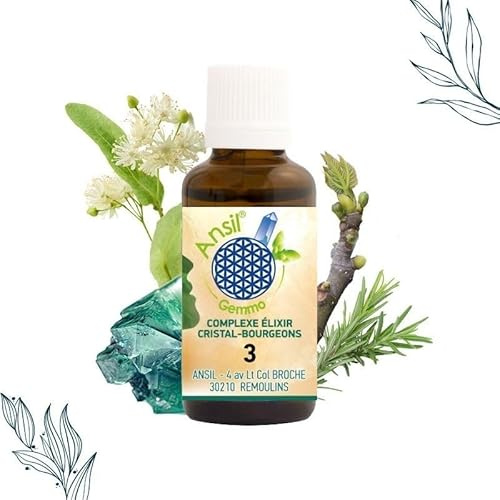 Élixir d’émeraude et bourgeons de tilleul, figuier, romarin - Ansil - 30 ml | 30 ml