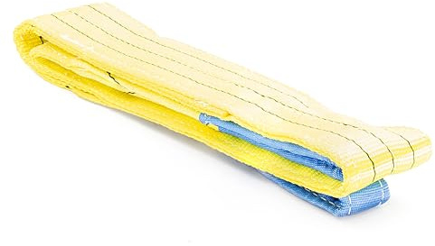 ALFA LOGISTIK Hebeband WLL 3t Länge 4m mit Schlaufen - Hebeband 3000kg Polyester