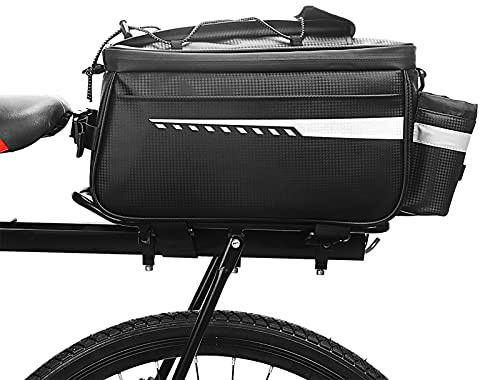 HUIOP Borsa termica per bagagliaio impermeabile Borsa termica per bicicletta Borsa per portapacchi posteriore Borsa per bagagli Borsa per borsa a tracolla per bici MTB,radiatore del bagagliaio della b