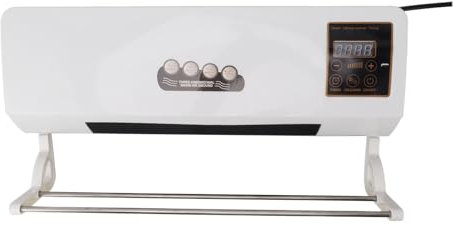 flexman Riscaldatore Elettrico da Parete 1800W, Ventilatore Riscaldante Combo 2 in 1 con Telecomando, Riscaldatore Elettrico da Parete 220V 16~40℃ con Timer per Ristorante Ufficio