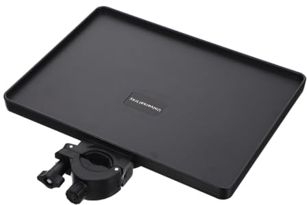 KOMBIUDA Mikrofonständer Tray Aus Robustem Kunststoff Höhenverstellbar Und Stabil Klippbar Für Live Broadcast Ablage Für Sound Card Handy Und Kleine Accessoires