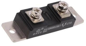 DACSB600120CT Module: diodes catode commune,double 1,2kV If: 2x300A vissés DACO
