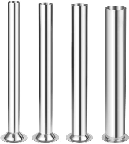 4 Sizes Stainless Steel Sausage Stuffing Tubes Replacement for LEM 606,606SS,1606,1606SS Sausage Stuffers, Sausage Stuffer Funnels for LEM Sausage Stuffers | 4 Sizes, Stainless Steel, Replacement for LEM 606,606SS,1606,1606SS Sausage Stuffers, Sausage Stuffer Funnels