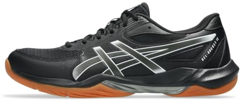 ASICS Men's Gel-Rocket 12 Volleyball Shoes, 10.5, Black/Gunmetal