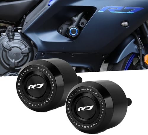 Super Vici R7 Frame Sliders Fit For YZF R7 2021-2023 2024 2025 + | YZF-R7 Falling Protect Crash Sliders Protect YZF-R7 Falling protector Accessories BK