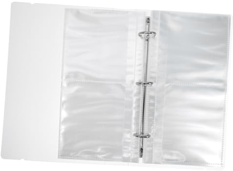 Ciieeo Oil Pastel Storage Album with 40 Refill Pages, Portable Art Portfolio Book with Plastic Sleeves for Artwork and Drawing Storage, Compact Photo Album for Artists and Students