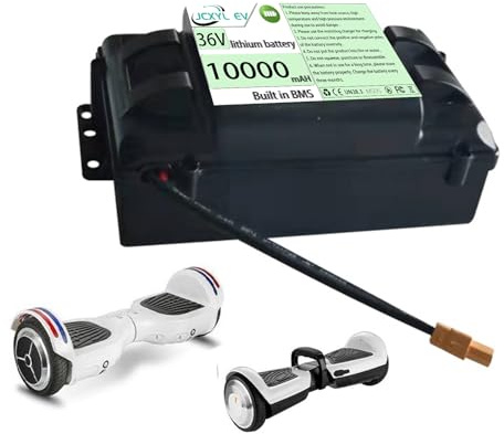 JCXYL EV Batería de Repuesto para Hoverboard eléctrico de 36 V, 2 Ah, 3 Ah, 4 Ah, 5,2 Ah y 6 Ah. Batería de Litio de Iones de Litio para patinetes eléctricos/autoequilibrados.,36v,4.4Ah