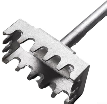 Precision 86 Abzweigdose Vierkantlochstanzwerkzeug Edelstahl Schneider für Elektriker, Beton und Trockenbau Vierkantlochmacher mit Trapezform (A)