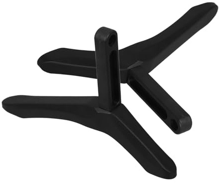 NOLITOY Support TV en Plastique St08 avec Pieds de Fixation et Socle Compatible Écrans LCD LED Grand Meuble TV pour Salon ou Chambre Support Pivotant et Stable pour Télévision sur Pied