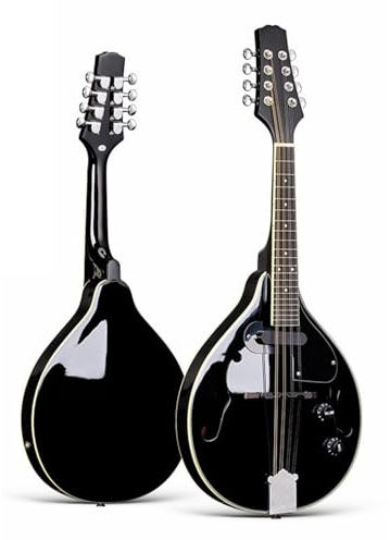 Mandolina Para Principiantes Guitarra Mandolina Eléctrica De 8 Cuerdas Instrumento Musical Acústico Profesional Ocho(2)