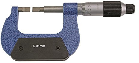 CNC QUALITÄT Bügelmessschraube Messbereich 75-100 mm - zur Nutenmessung