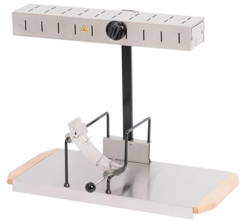 Louis Tellier - Macchina per Raclette - Acciaio Inossidabile Alpage® Signature - Dimensioni Adatte - Da 6 a 8 Persone - Rampa riscaldata - Regolabile in Altezza - Interruttore di Sicurezza - 230V