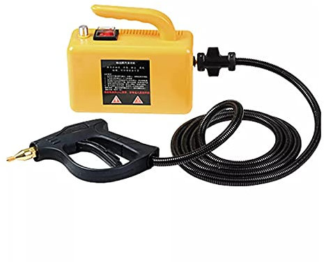 Nettoyage À Vapeur Portative 2600W, Nettoyeur À Vapeur Haute Pression À Haute Température Portable Polyvalent Pour Cuisine, Toilettes, Siège D'auto, Planchers,Jaune