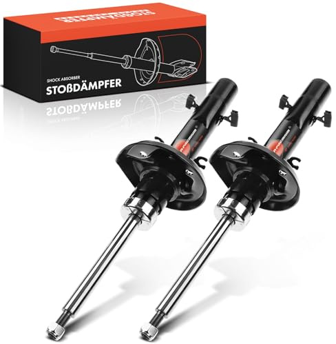Frankberg 2x Stossdämpfer Stoßdämpfer Vorne Links Rechts 522mm Gasdruck | Kompatibel mit Golf IV 1J1 A3 8L1 Golf IV Variant 1J5 Replace# 315087, 1J0413031AB