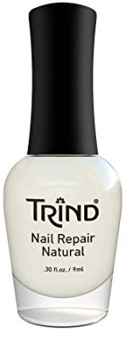 TRIND | Smalto Rinforzante per Unghie |Nail Repair Natural Lucido Lattiginoso | Base Smalto Proteico | Risultati in 7 Giorni (1 x 9ml) (Natural Lucido)
