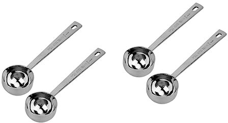 Cabilock Cocina 4 Piezas cuchara para postres cucharada de té suelta salsa cucharas de cafe cucharas soperas cucharada de té de café cuchara de café de acero inoxidable concentrarse