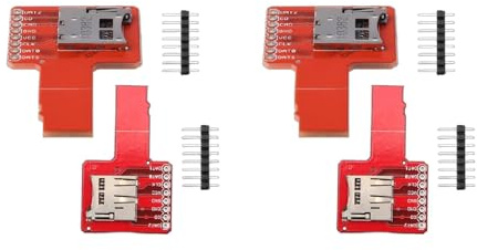 NGCG 2 Stück Micro SD Sniffe kompatibel mit Universal TF-Karten-Adapterplatte, 1 Stück, Silber