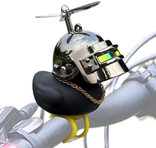 Fahrrad-Entenhupe, Motorrad-Lenker-Ente,Niedliches gelbes Enten-Fahrradzubehör - Lenker-Fahrradhupen, gelbe Ente, Auto-Dekoration, Squeeze-Ente-Fahrradhupen, Stressabbau, Squeeze-Hörner