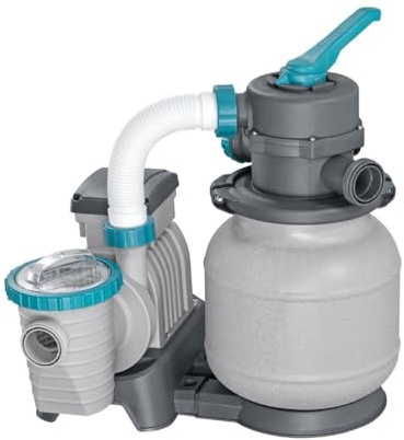 Bestway 1,500 gal Sand Filter Pump – Above Ground Pool Sand Filter, Compatible with Filter Balls