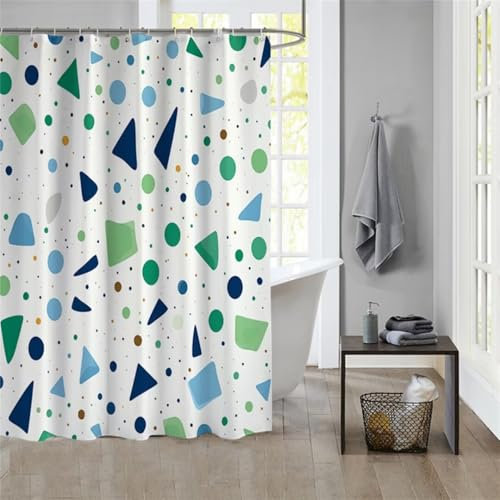 Duschvorhang PictureShower Curtain Curtains, Duschvorhänge Duschrollo 180x200cm Duschvorhang Mit Gewicht Badewanne, Duschrollo Badewanne Duschvorhang Textil Stoff Waschbar Bad Vorhang Badevorhang 1061