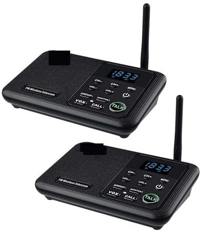 Citofoni senza fili di interfono wireless FM One Piece a 22 canali for la comunicazione intercomunicante da stanza a stanza di uffici commerciali domestici per casa