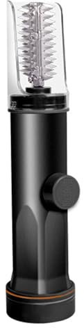 Tousiyra Raschietto Elettrico per Pesce Squamatore Pesce A Batteria Scaler Pesce Elettrico Squamatore Elettrico Squamatore Pesce Elettrico Professionale,Black