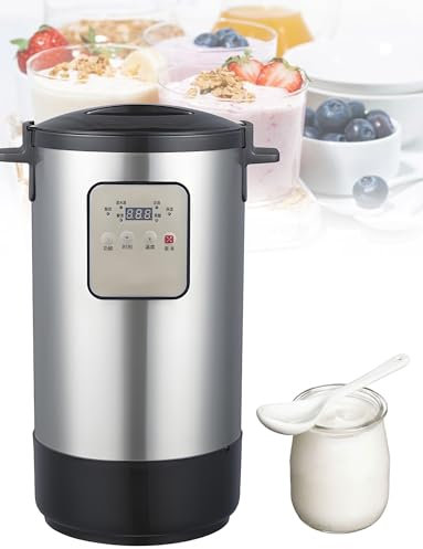 Yogurtiera da 12 litri, macchina for fermentazione intelligente in acciaio inossidabile, macchina for fermentazione elettrica con controllo di tempo e temperatura