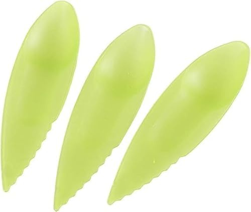 3 Pcs Kiwi Fruit Spoon Fruit Plastic Spoons Peeler Cutter Spoon Kitchen Accessories Random Color