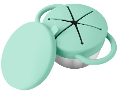 Generico Barattolo Porta Alimenti Per Bambini - Tazza Portamerenda Antigoccia Per Bambini Con Coperchio Ermetico - Scatola Organizzatrice Lavabile in Lavastoviglie per Picnic Spiaggia Viaggi Scuola