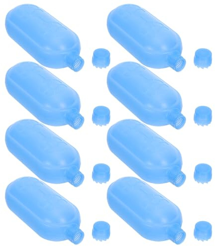 JOINPAYA Lot de 8 Blocs Réfrigérants Réutilisables Bleus pour Climatiseur Portable, Pains de Glace Compacts à Eau, Isothermes et Légers, pour Camping, Bureau et Paquet à Lunch,
