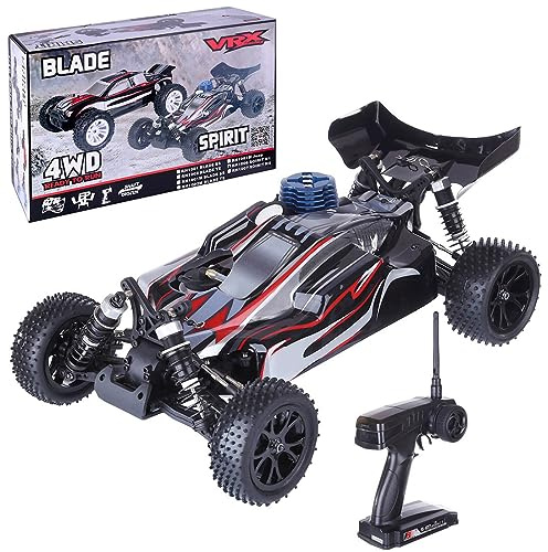 Joytopiaminds RH1007 Spirit-N2 1:10 Nitro-RC-Auto, 2,4-GHz-Allradantrieb, Highspeed-Offroad-Truck mit FS-FT-Fernsteuerung, FC.18-Motor und 2-Gang-Automatikgetriebe für Enthusiasten – RTR