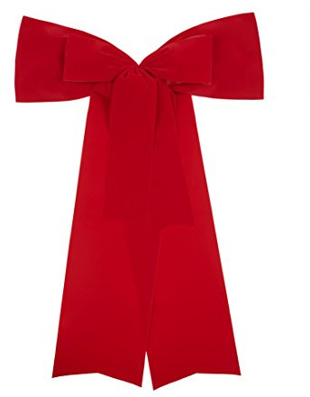 wetterfeste große Elegante und auffallende Auto Schleife, Geschenkschleife mit 60 mal 80 cm als Autoschleife