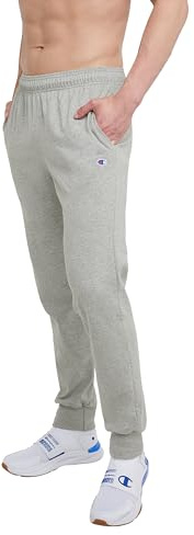 Champion Joggers, Lightweight Lounge, Jersey Graphic Pants for Men, 31 Pantaloni da Tuta, Grigio Oxford, M Uomo