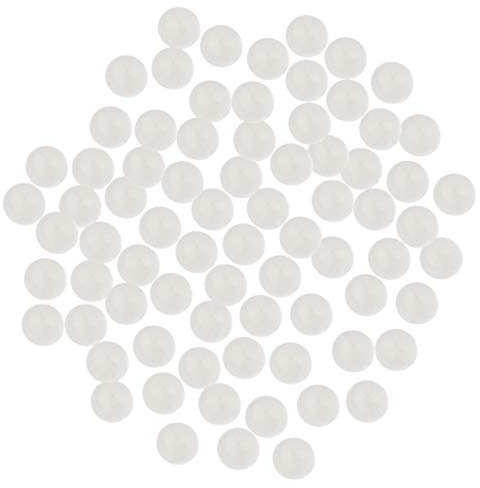 Fenteer 100 8 mm durchsichtig Glasmurmeln Murmeln Spielzeug für, Kunst, Wissenschaft und