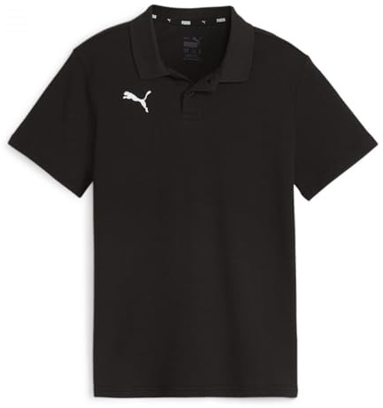 Puma Unisex Teamgoal Casuals Jr Polo, Puma Black-Puma White, 152 EU